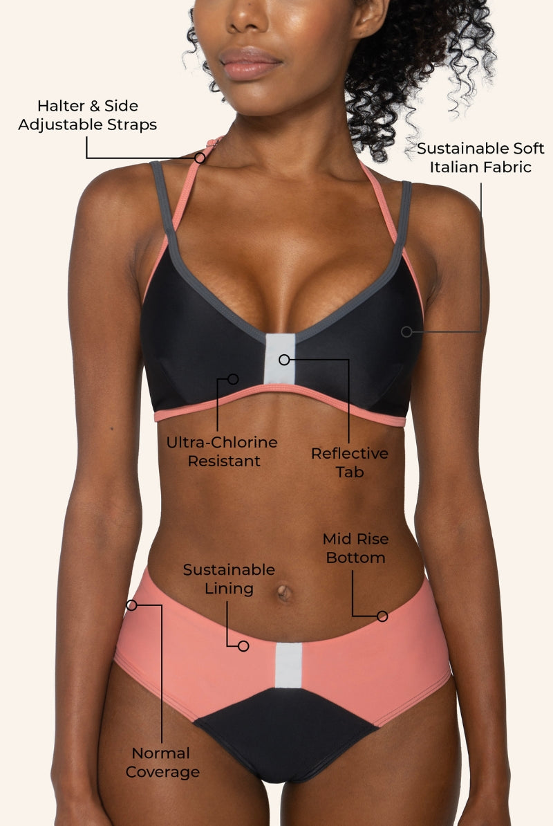 Coral Sea Bikini Bottom Sunkissed - Horizon Athletic