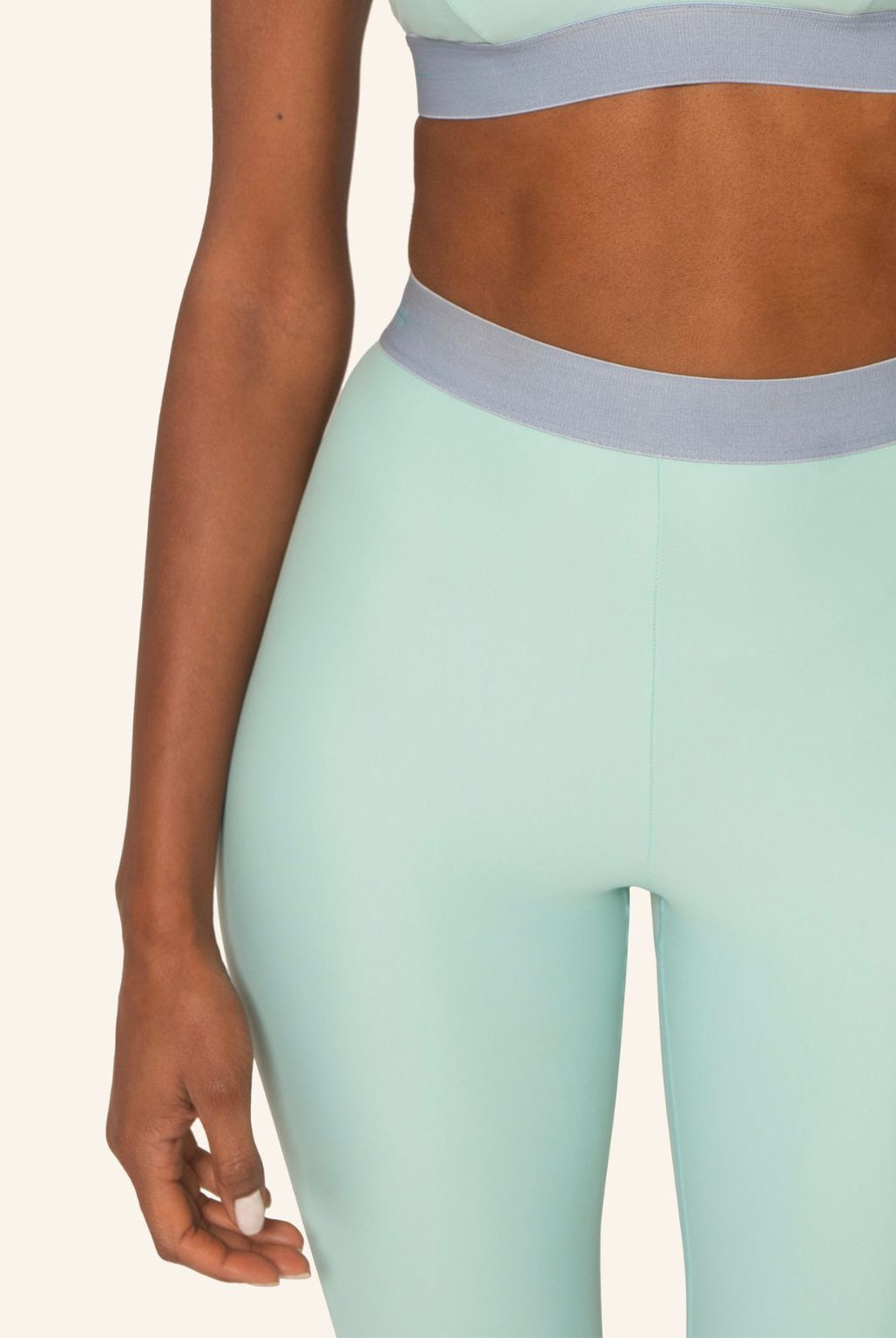 Saleina Cropped Leggings River - Horizon Athletic