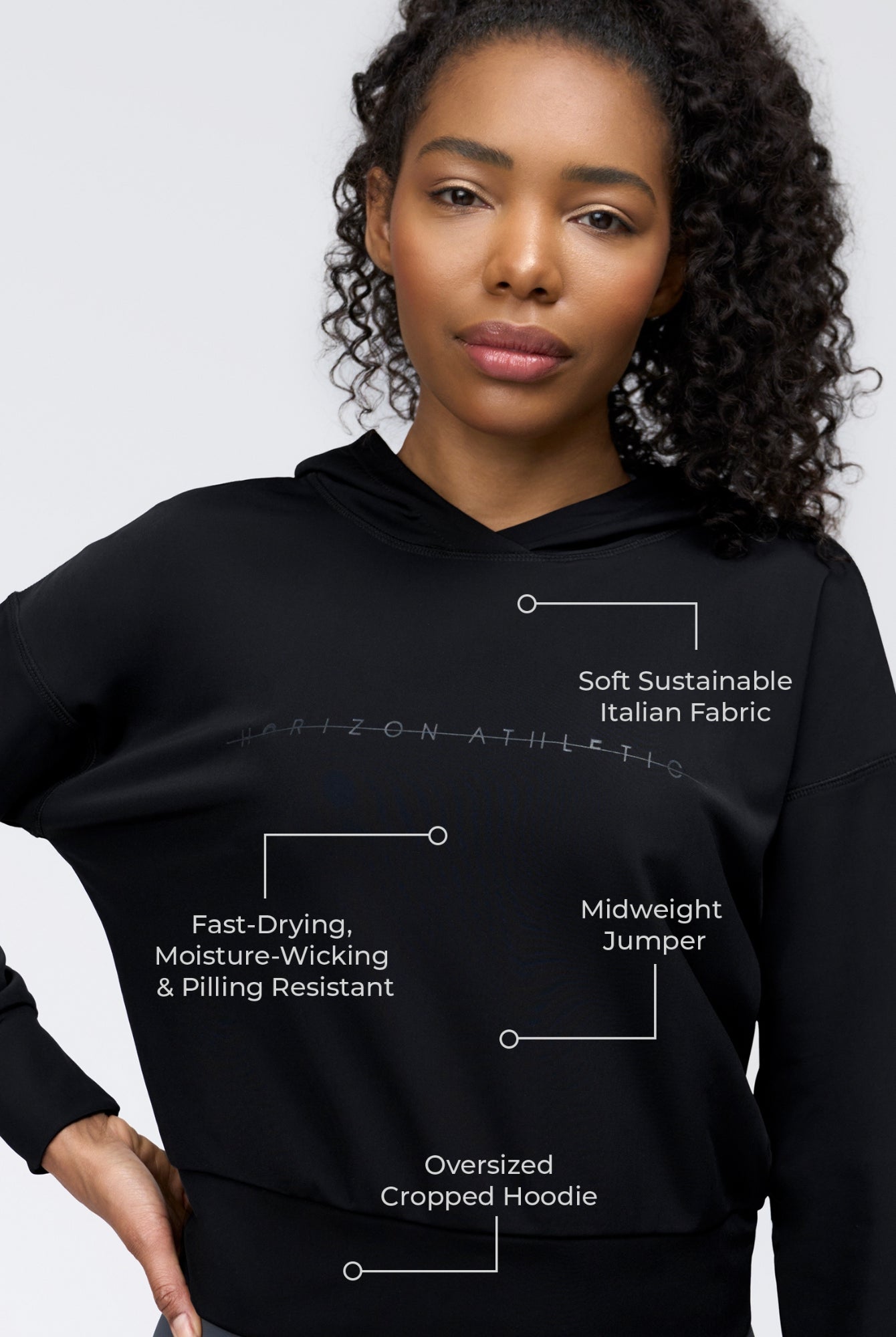 Tomaree Hoodie Night - Horizon Athletic