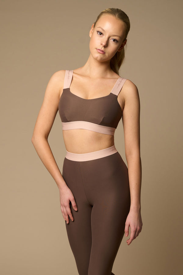 Zinal Sports Bralette Top Soft Earth