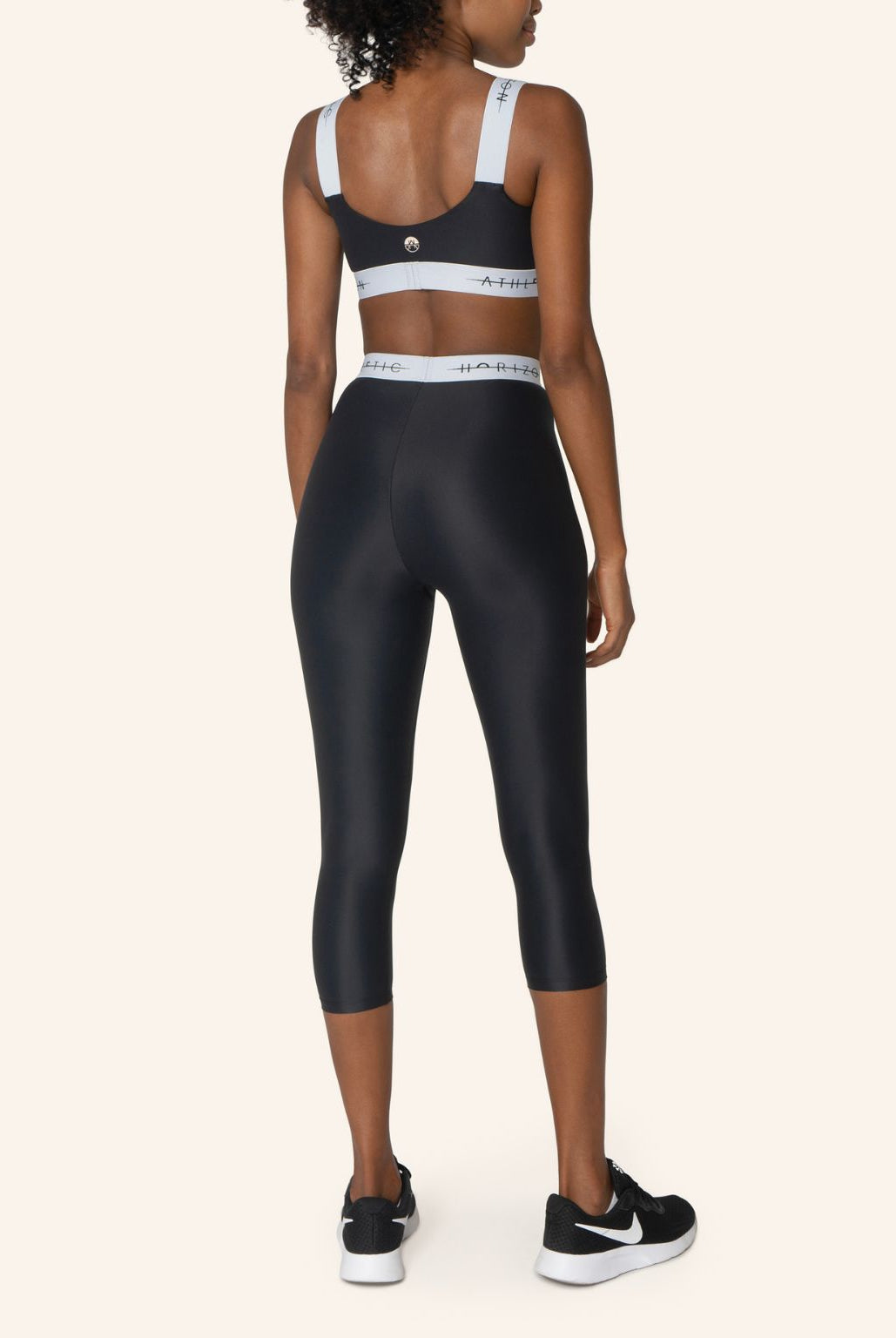 Saleina Cropped Leggings Lava Stone - Horizon Athletic