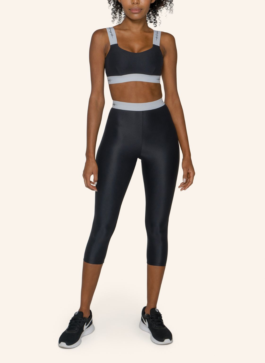 Saleina Cropped Leggings Lava Stone - Horizon Athletic