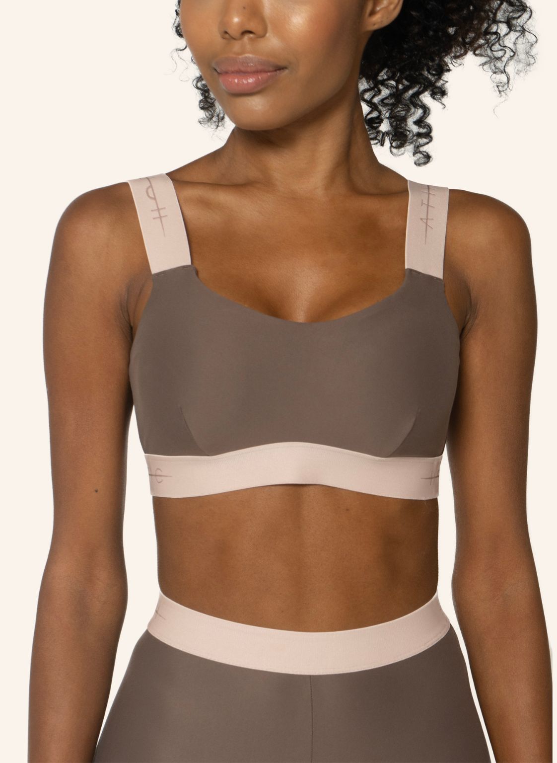 Zinal Sports Bralette Top Soft Earth - Horizon Athletic