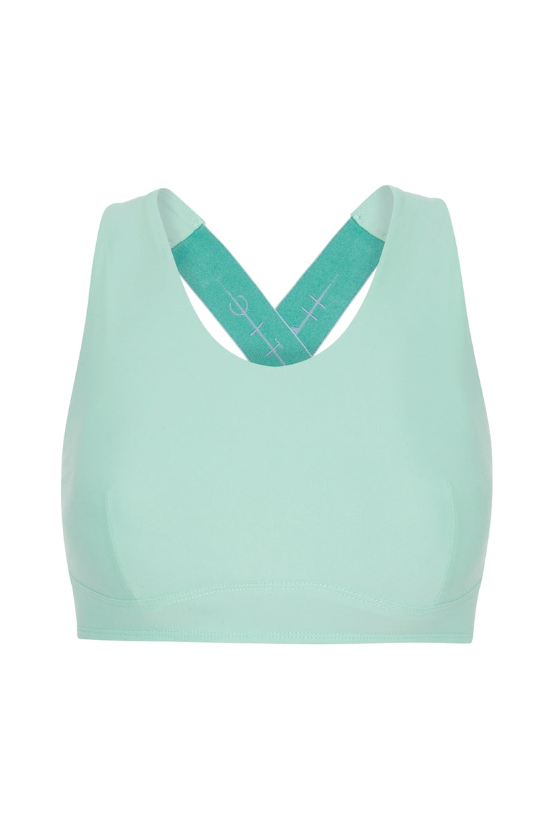 Arolla Racerback Sports Bra Top River - Horizon Athletic