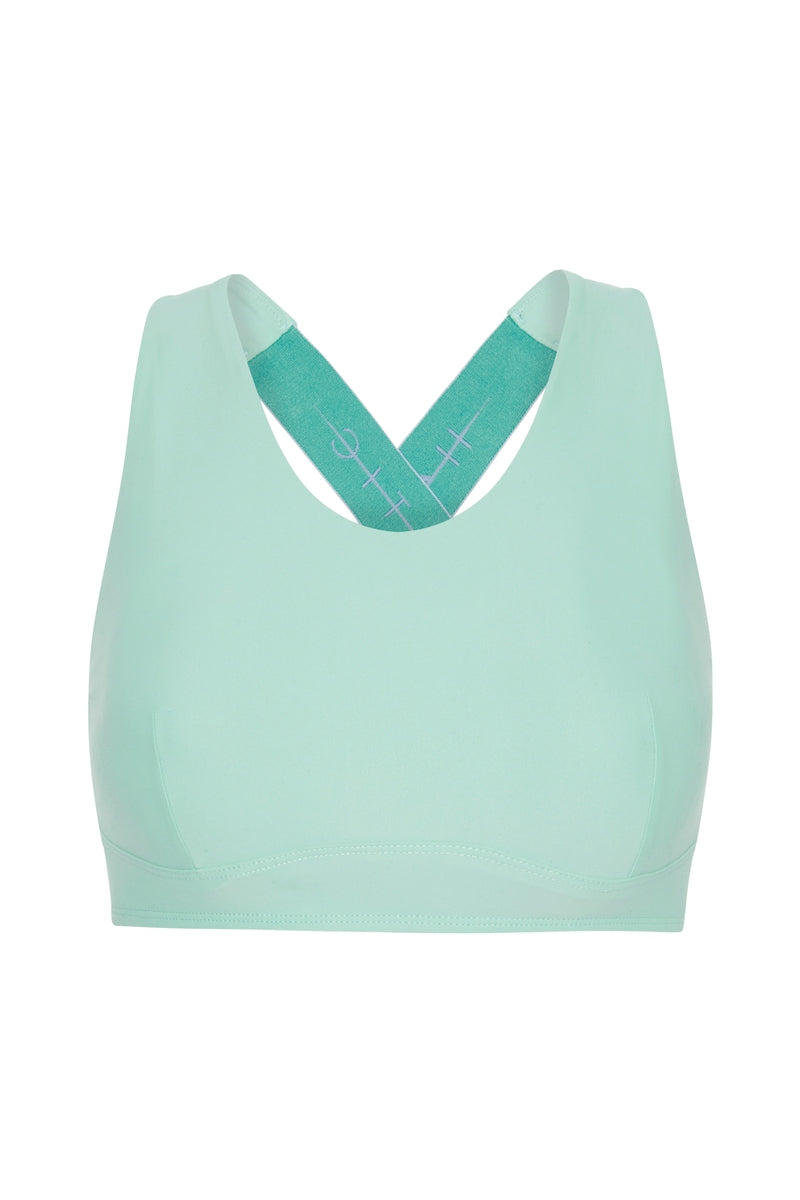 Arolla Racerback Sports Bra Top River - Horizon Athletic