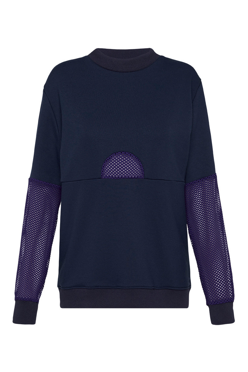 July 5:45 Fleece Jumper Blue Purple - Horizon Athletic