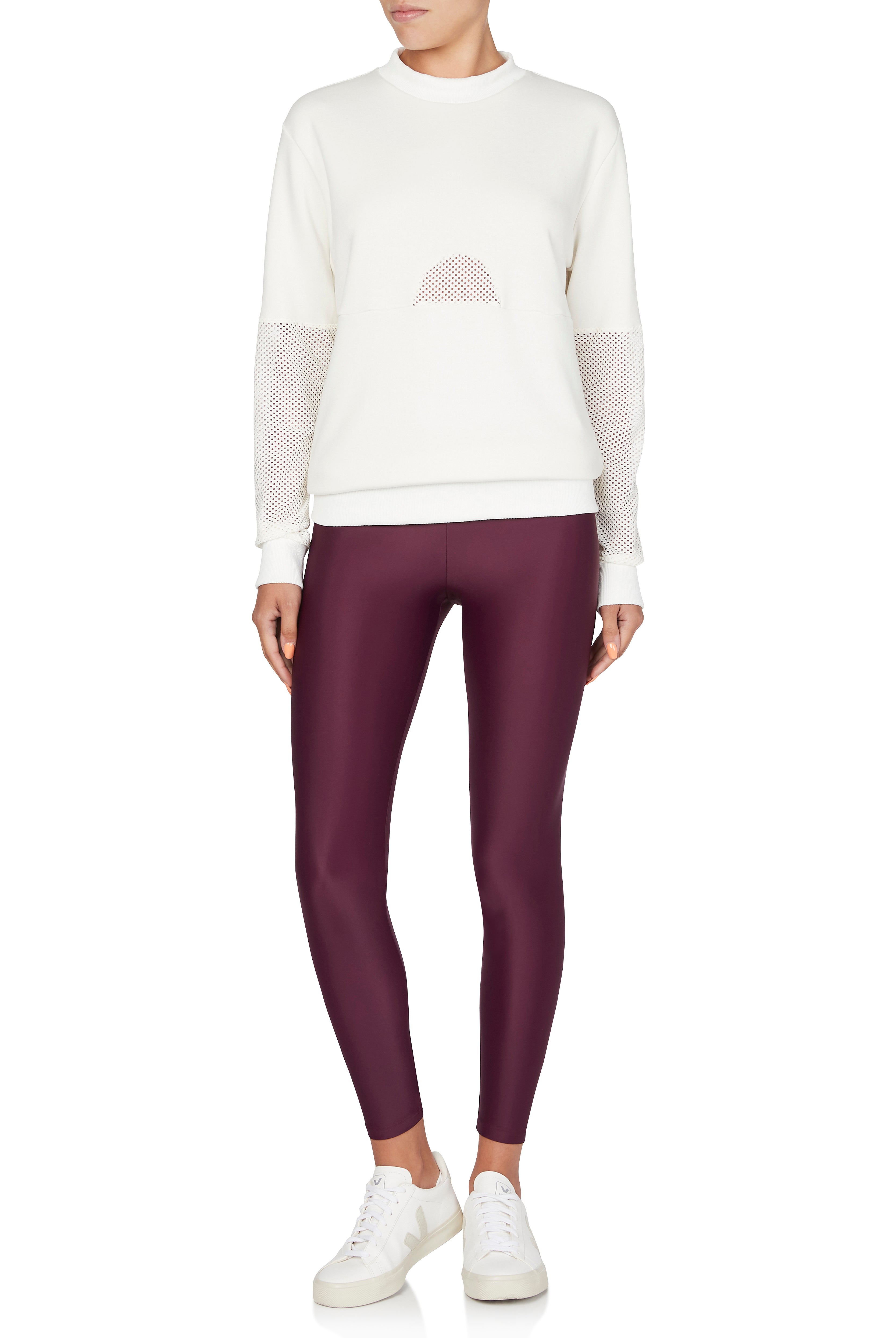 July 5:45 Fleece Jumper White - Horizon Athletic