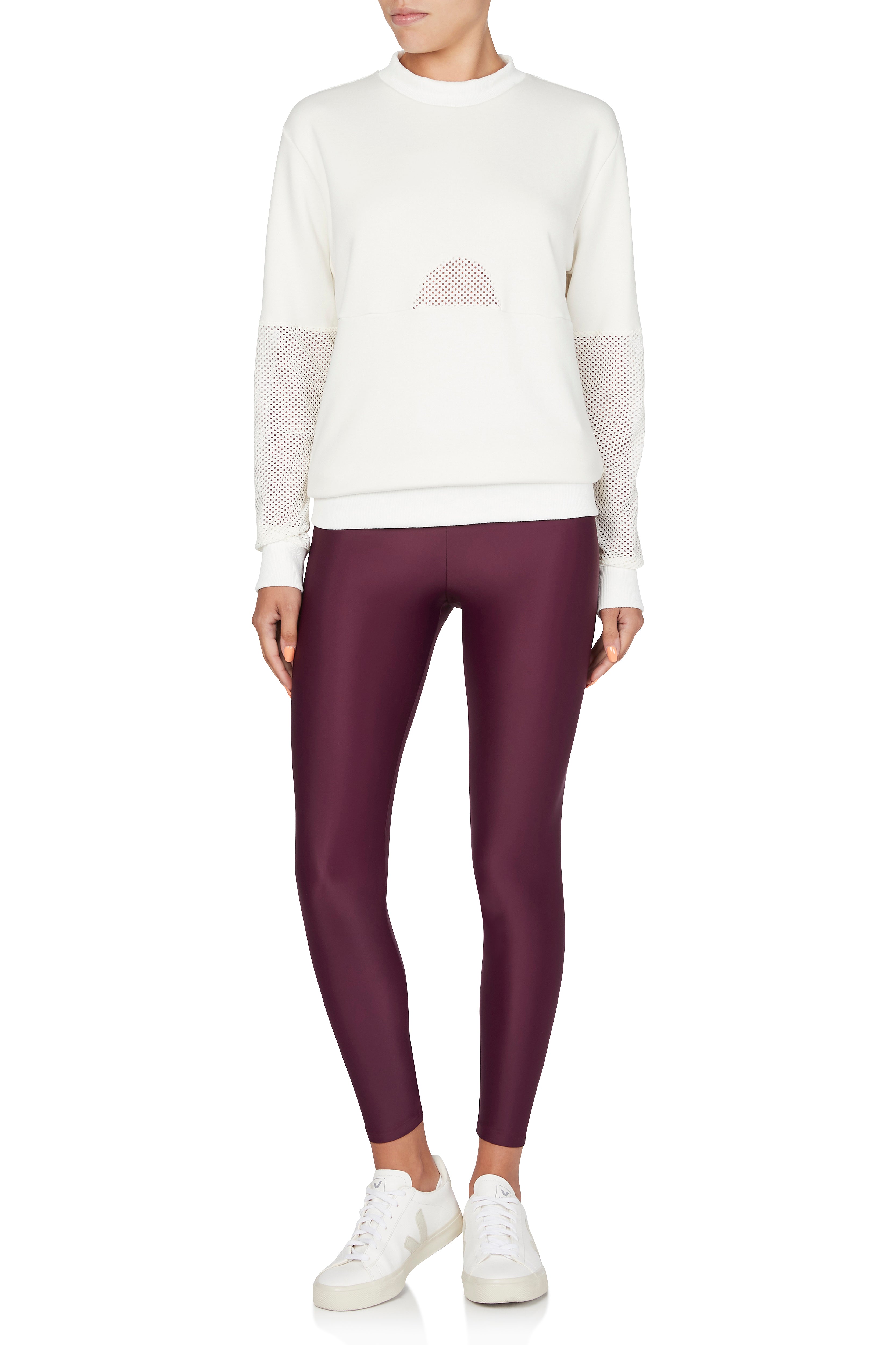 July 5:45 Fleece Jumper White - Horizon Athletic