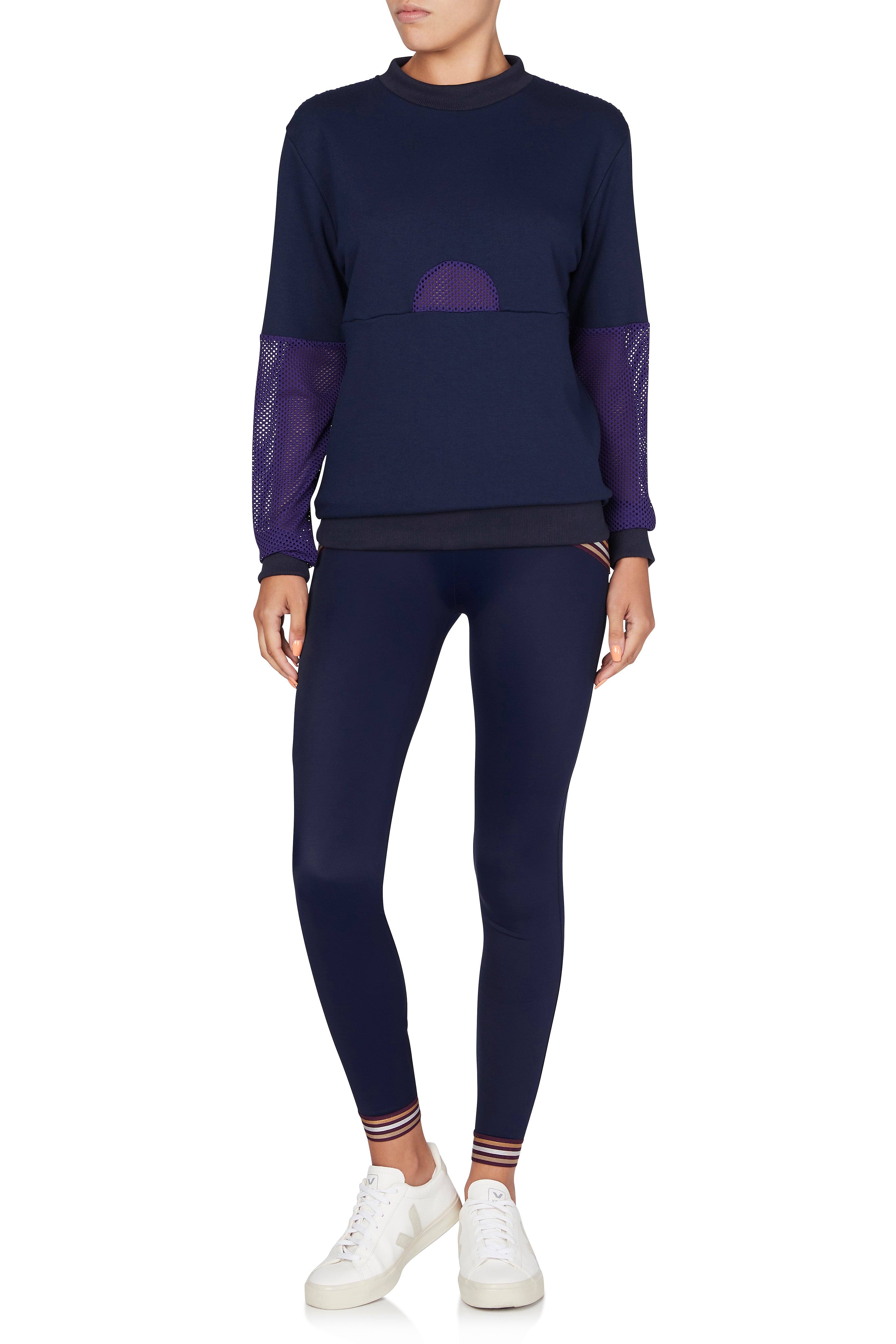 July 5:45 Fleece Jumper Blue Purple - Horizon Athletic