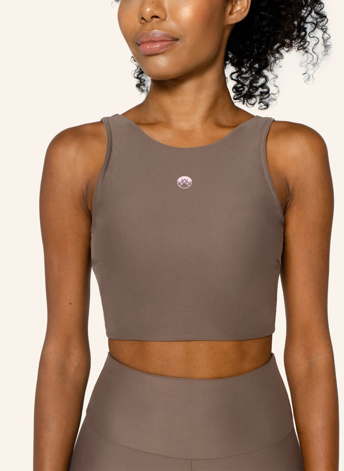 RHONE HIGH NECK SPORTS BRA CROP TOP