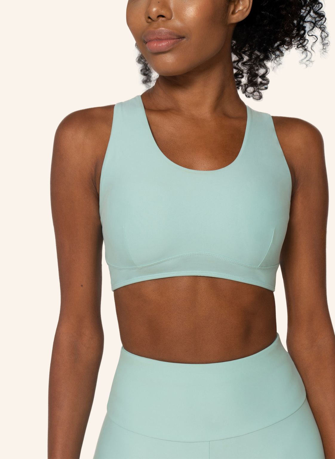 Arolla Racerback Sports Bra Top River - Horizon Athletic 