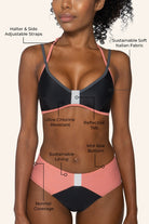 Coral Sea Bikini Bottom Sunkissed - Horizon Athletic 