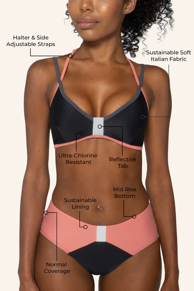 Coral Sea Bikini Bottom Sunkissed - Horizon Athletic 