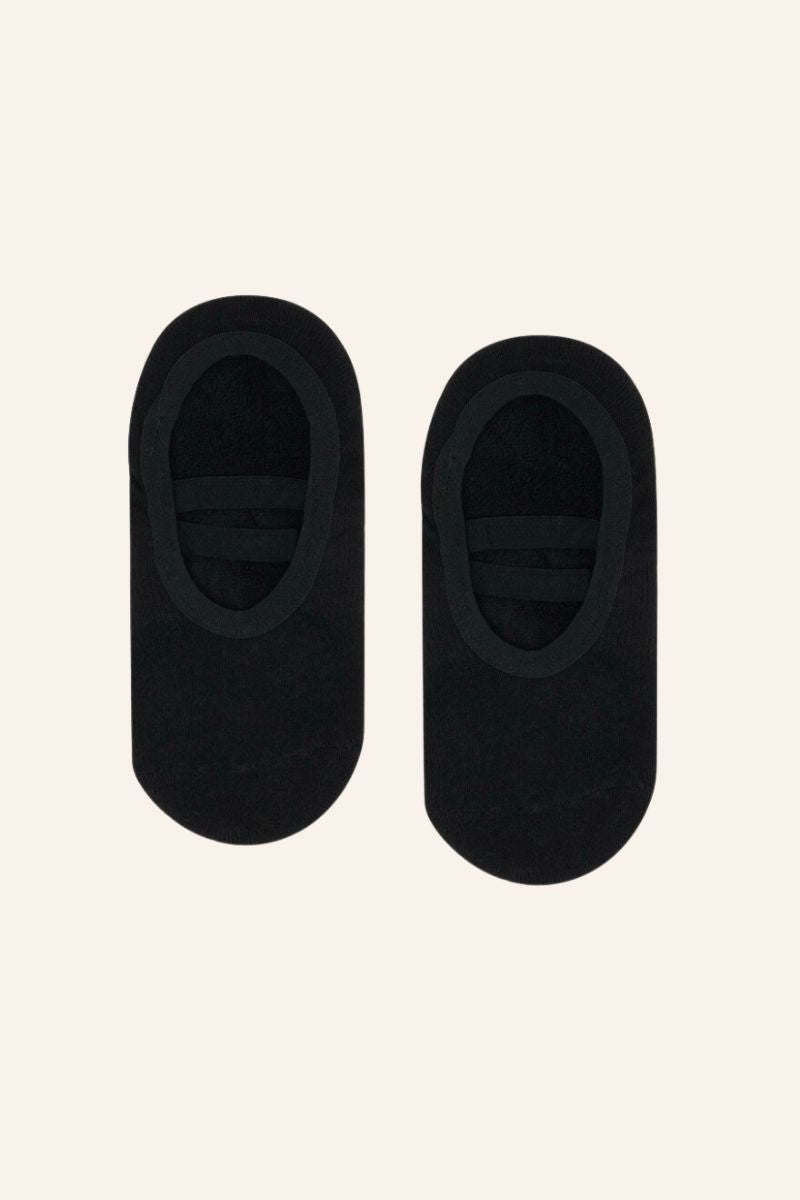 Move Active Ballet Non Slip Grip Socks - Classic Black - Horizon Athletic 