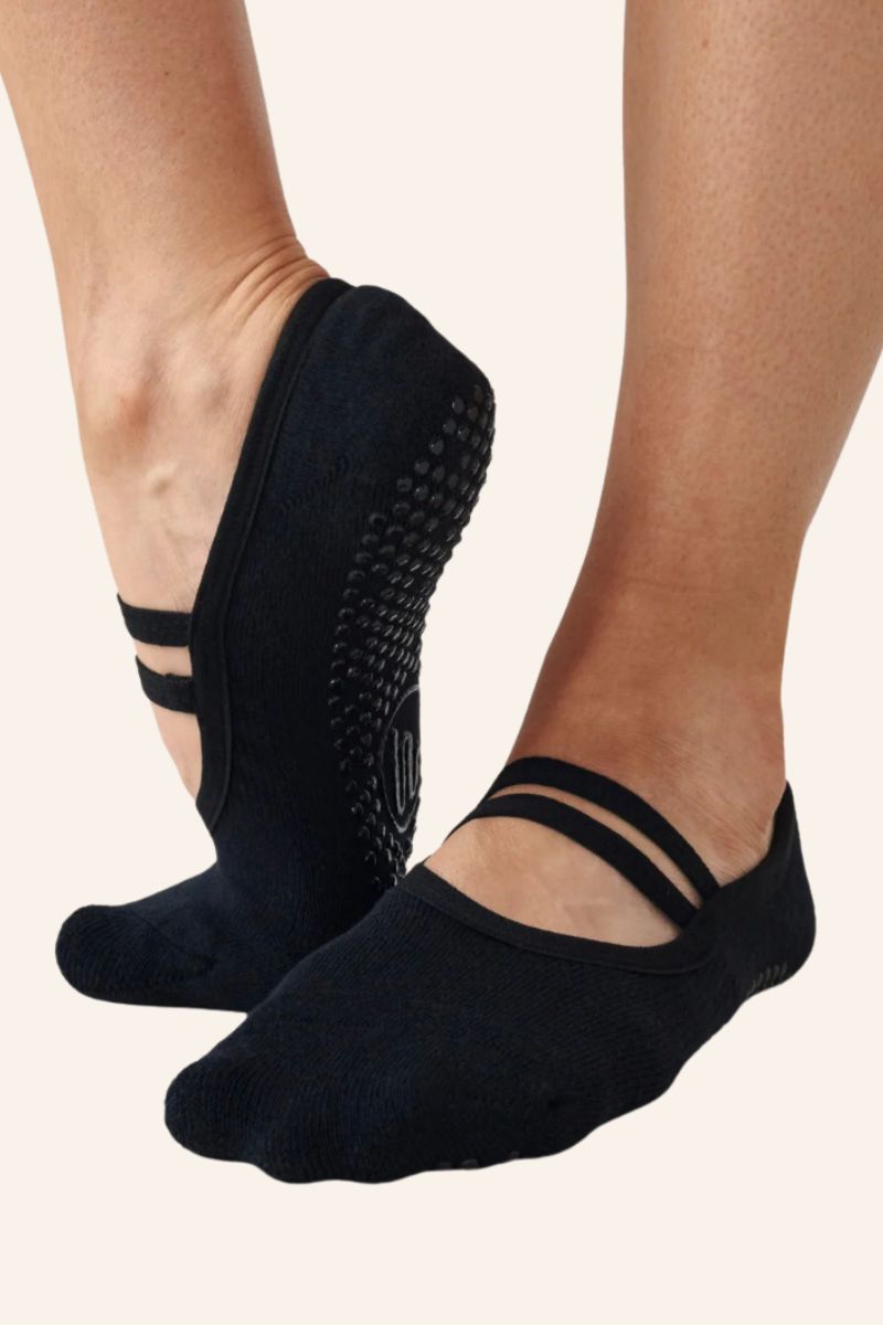 Move Active Ballet Non Slip Grip Socks - Classic Black - Horizon Athletic 