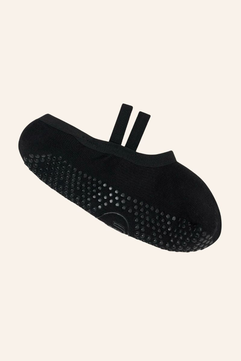 Move Active Ballet Non Slip Grip Socks - Classic Black - Horizon Athletic 