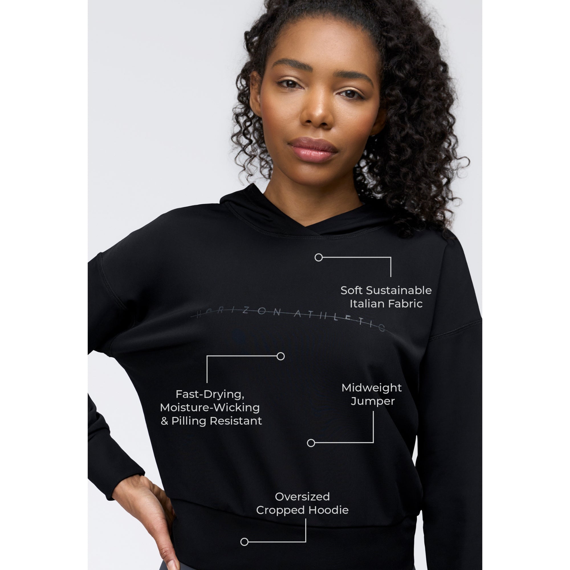 Tomaree Hoodie Night - Horizon Athletic 