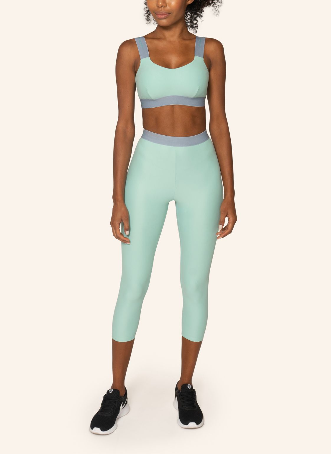 Saleina Cropped Leggings River - Horizon Athletic 